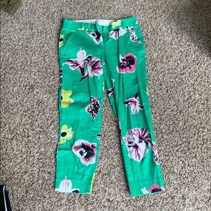 J crew floral pants